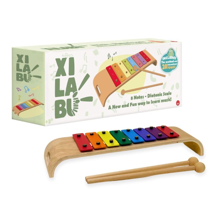 Kolorowy ksylofon dla dzieci Juegaconmigo Xilabu 8 tonowy
