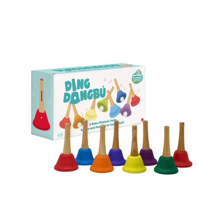 Juegaconmigo DingdangBú Bells - dzwonki muzyczne 8 tonowe dla dzieci 3+