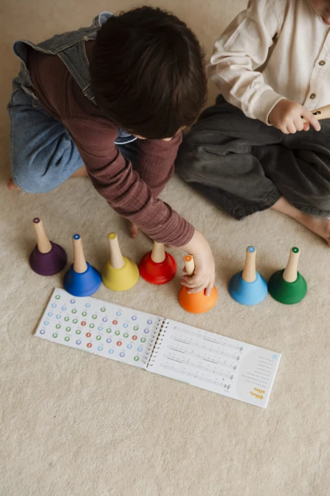 Instrument muzyczny dla dzieci Juegaconmigo DingdangBú Bells w zabawie