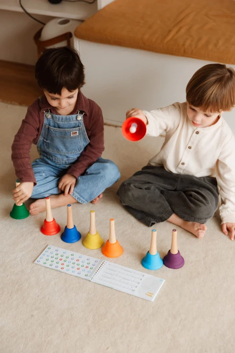Juegaconmigo DingdangBú Bells - edukacyjne dzwonki muzyczne dla dzieci