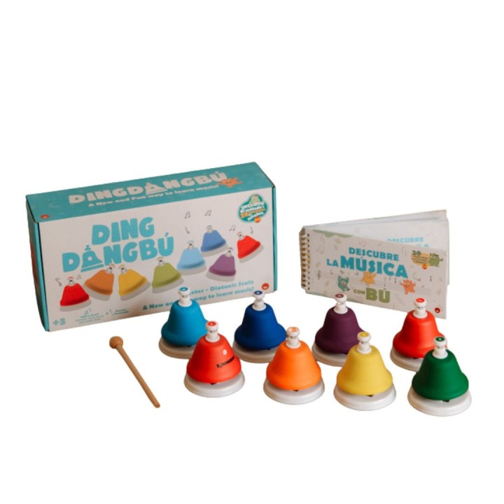 Dzwonki muzyczne dla dzieci Juegaconmigo DingdangBú Push zestaw 8 tonowy