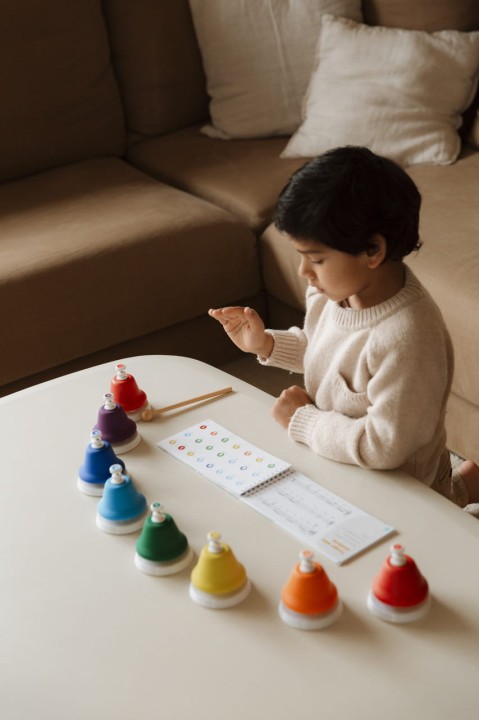 Naciskane dzwonki muzyczne dla dzieci Juegaconmigo DingdangBú Push