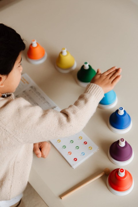 Juegaconmigo DingdangBú Push - edukacyjne dzwonki muzyczne dla dzieci