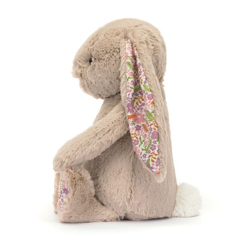 Króliczek Jellycat z kwiecistymi uszami beżowy 31 cm