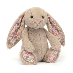 Blossom Beige Bunny Petal króliczek z kwiecistymi uszami beżowy 31 cm