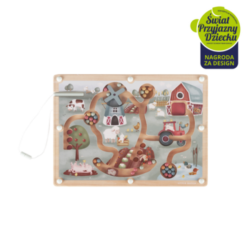 Little Dutch magnetyczny labirynt Little Farm FSC LD7164
