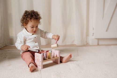 Little Dutch przebijanka Fairy Garden FSC – motoryka mała 12m+