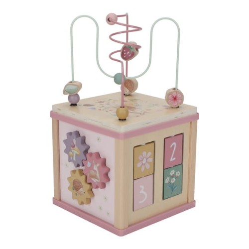 Little Dutch kostka edukacyjna Fairy Garden FSC – drewniana zabawka 18m+