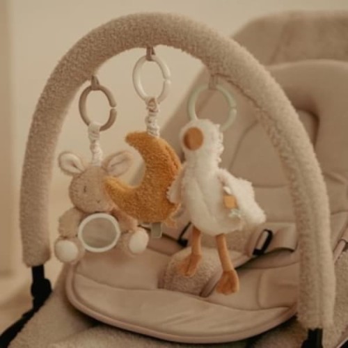 Little Dutch zestaw 3 zawieszek Newborn Naturals – detale i faktury