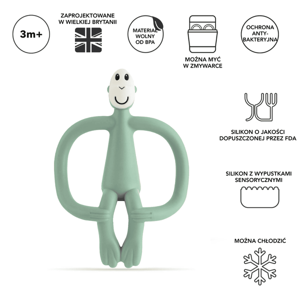 Matchstick Monkey gryzak ze szczoteczką – instrukcja i bezpieczeństwo