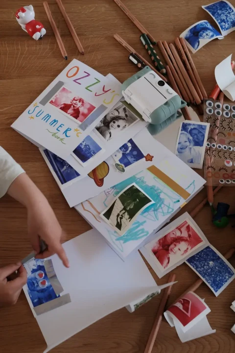 Kidywolf KIDYROLL papier termiczny i kolorowy przykladowe wydruki