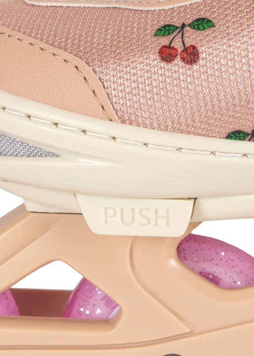 Przycisk PUSH regulacji rozmiaru rolek Light Up