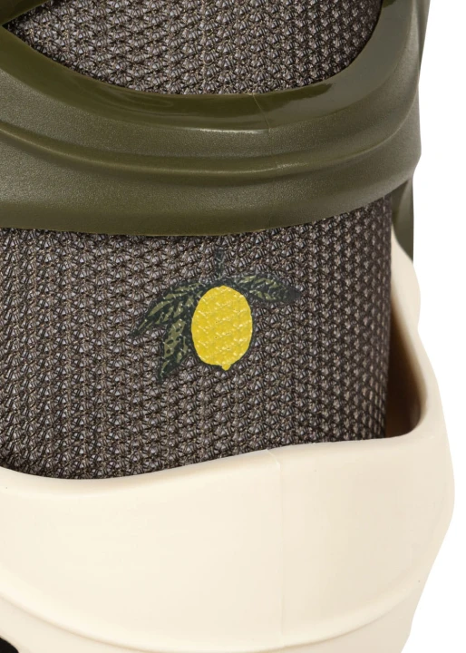 Konges Sløjd rolki regulowane Light Up Roller Skates oliwkowy detal wnętrza