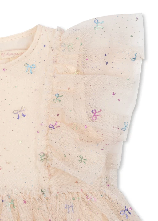 Konges Sløjd tiulowa sukienka Ada Fairy Dress Fairy Bow Sparkle detal tiulu i podszewki