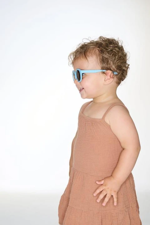 dooky bora bora okulary przeciwsloneczne reef blue profil dziecka