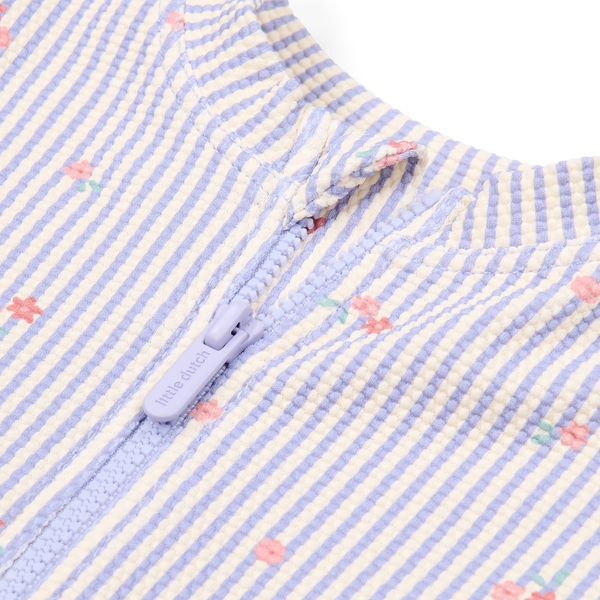 Strój kąpielowy z długim rękawem Dreamy Stripes UPF40+ metka ze składem