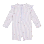 Strój kąpielowy z długim rękawem Dreamy Stripes UPF40+