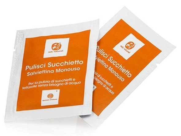 Jednorazowe chusteczki odkażające do smoczka 14 szt saszetki