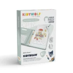 Tablet graficzny z szablonami do rysowania KIDYDRAW PAD Food Around The World