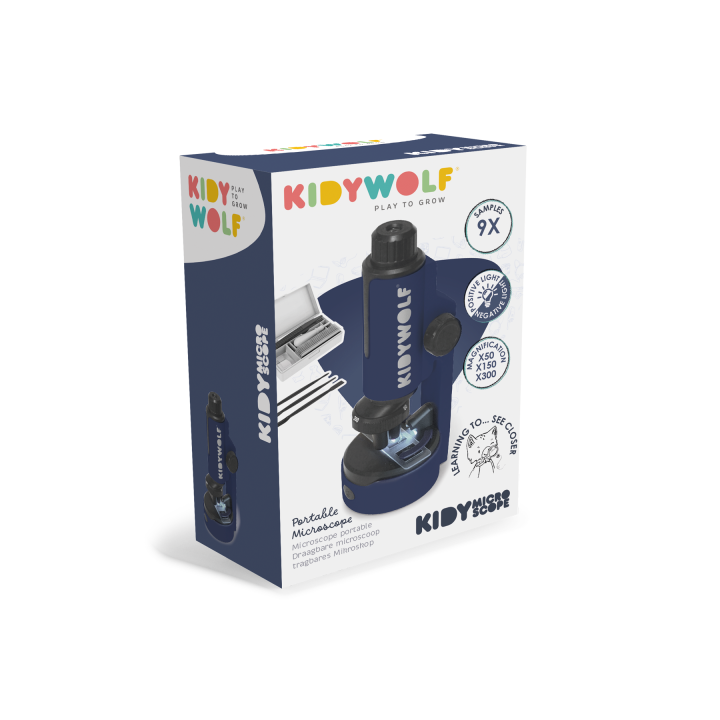 Kidywolf mikroskop KIDYMICROSCOPE opakowanie i zawartosc