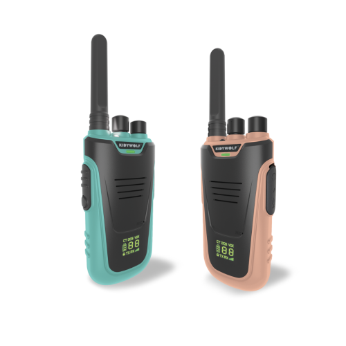 Kidywolf KIDYTALK walkie talkie turkusowo bezowe zdjecie produktu