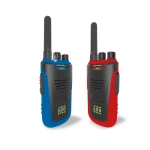 Walkie-talkie dalekiego zasięgu Kidytalk niebiesko-czerwone