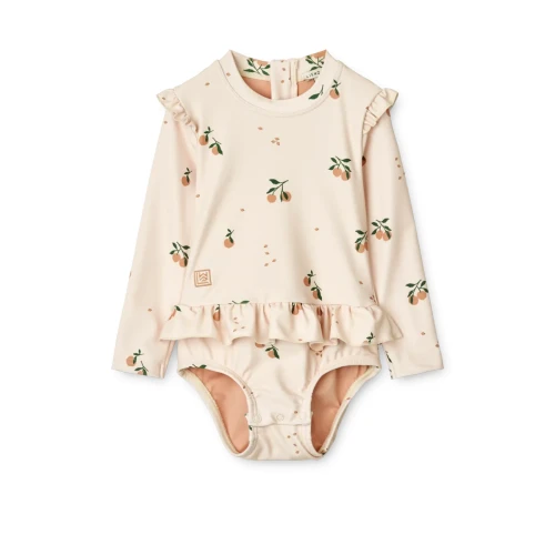 Kostium kąpielowy niemowlęcy Sille Peach / Sea shell LIEWOOD