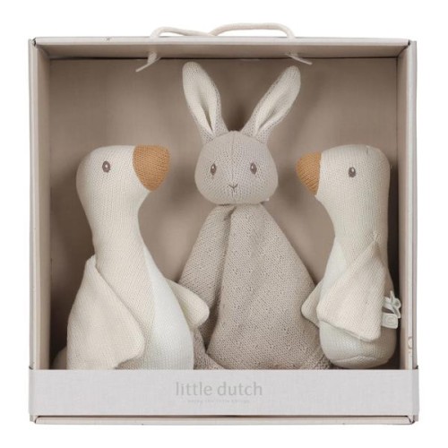 Little Dutch zestaw prezentowy dzianinowy Newborn Naturals w pudełku