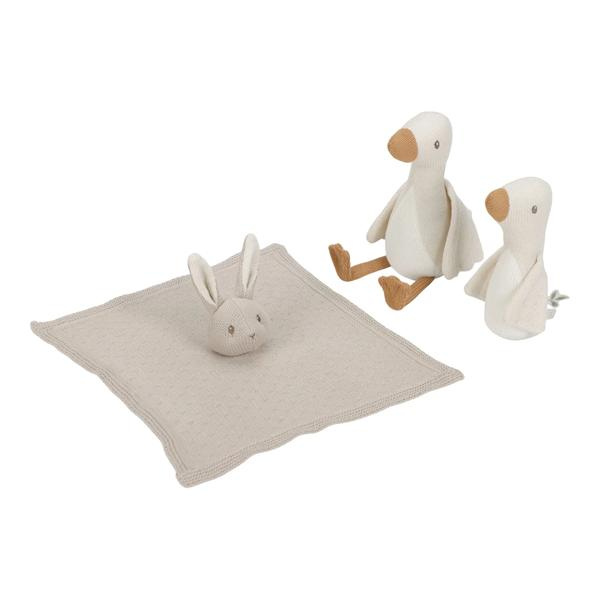 Little Dutch zestaw prezentowy Newborn Naturals z trzema akcesoriami