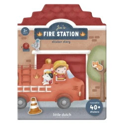 Naklejki wielokrotnego użytku Jim Fire Station