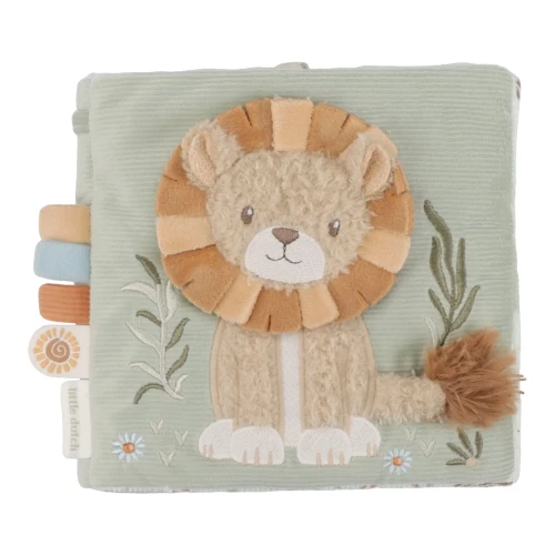 Duża miękka książeczka sensoryczna Safari Friends GRS od Little Dutch, zdjęcie główne produktu