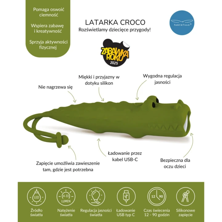 rabbit-friends-latarka-krokodyl-croco-opakowanie