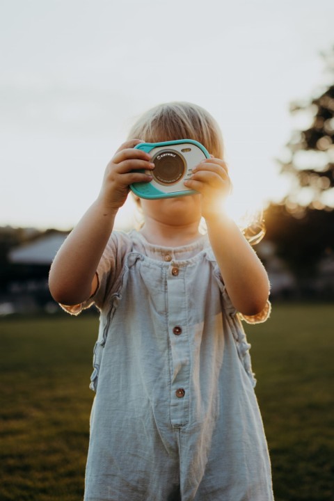 Kidywolf KIDYCAM aparat wodoodporny mietowy dziecko robi zdjecia