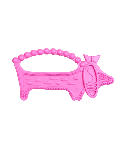 luu-kids-gryzak-luuie-the-dog-pink-przod