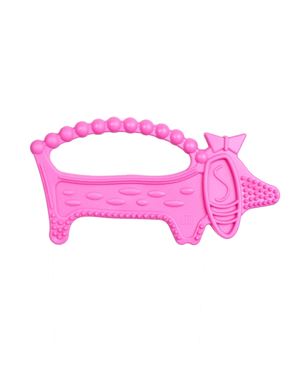 luu-kids-gryzak-luuie-the-dog-pink-przod
