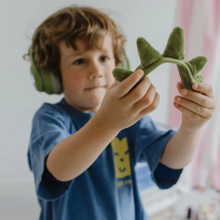 KIDYWOLF KIDYEARS Dino, odpinane magnetyczne kolce słuchawek