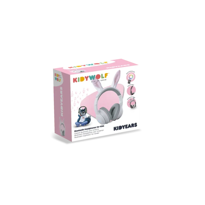 KIDYWOLF KIDYEARS Rabbit – opakowanie słuchawek Bluetooth dla dzieci