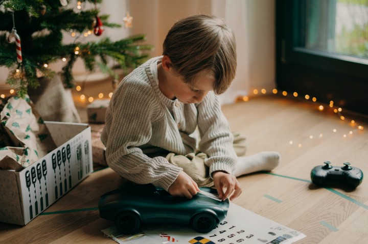 Kidywolf Kidycar zielone auto zdalnie sterowane swiateczna aranżacja 2