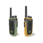 KIDYTALK Green & Orange zestaw krótkofalówek Walkie Talkie