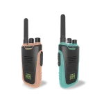 KIDYTALK Cyan & Nude zestaw krótkofalówek Walkie Talkie