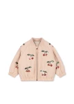 Kurtka bomberka Juno Sequin Cameo Rose z wisienkami