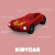 KIDYWOLF KIDYCAR czerwone auto profil karoserii