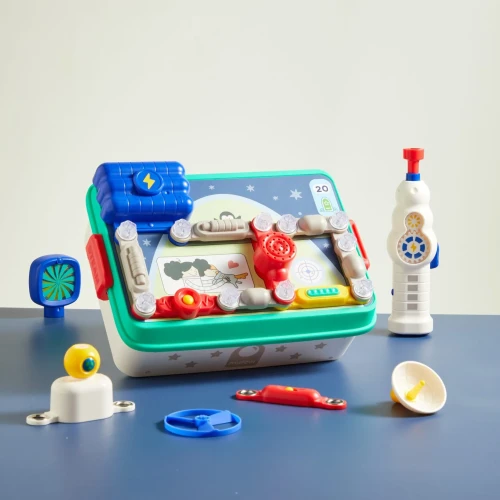 Edukacyjny zestaw elektryczny dla dzieci do budowania działających konstrukcji