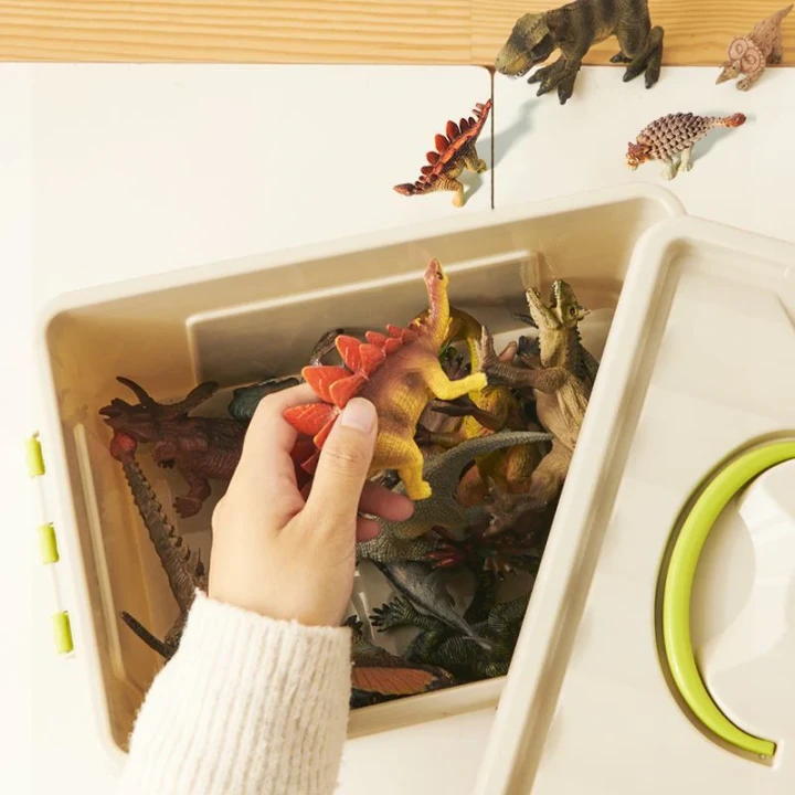 Pudełko do przechowywania figurek dinozaurów Mideer dla dzieci