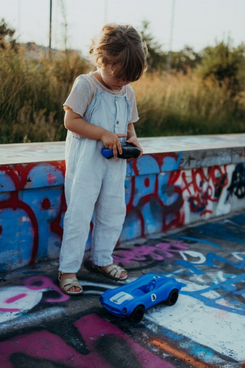 Kidywolf Kidycar Blue auto zdalnie sterowane zabawa sterowaniem