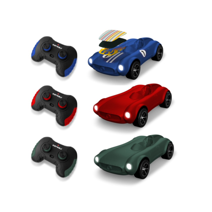 Kidywolf Kidycar Blue auto zdalnie sterowane zestaw kolorow