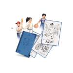 KIDYDRAW-PAD Sports – wkład z 30 ilustracjami sport do odrysowania 8+