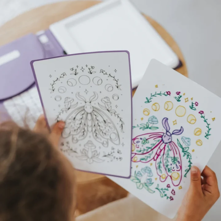 KIDYDRAW-PAD Once Upon a Time baśniowy motyl i fazy księżyca