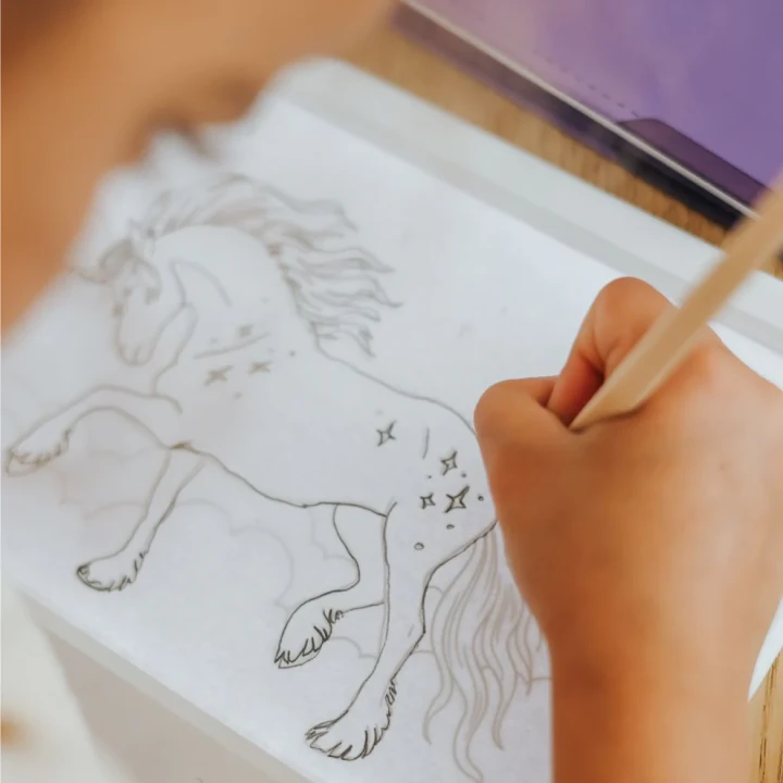 KIDYDRAW-PAD nauka rysowania jednorożca dla dzieci 8+