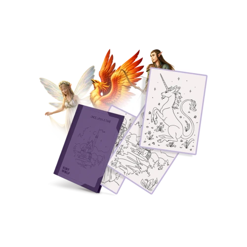 KIDYWOLF KIDYDRAW-PAD Once Upon a Time wkład 8+ 30 ilustracji